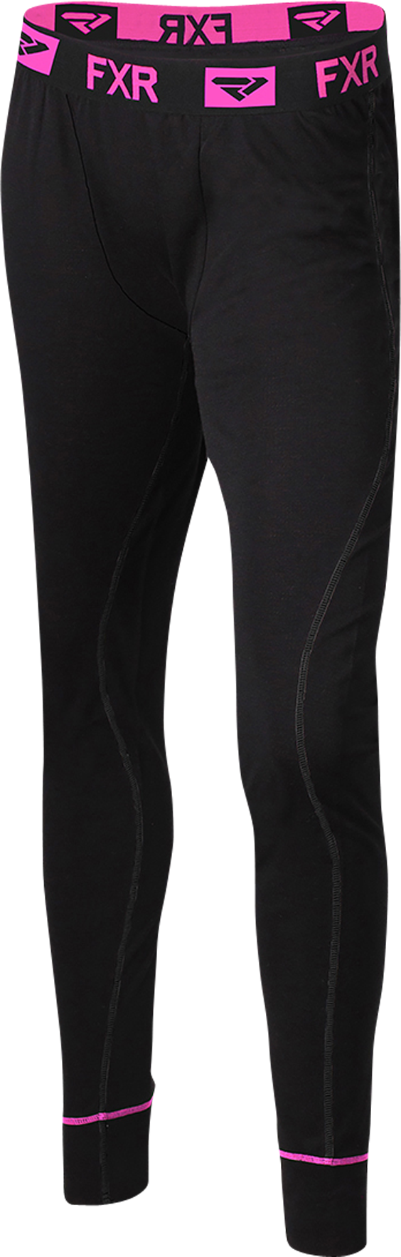 FXR Pantaloni Intimi Donna  Vapour Nero-Rosa