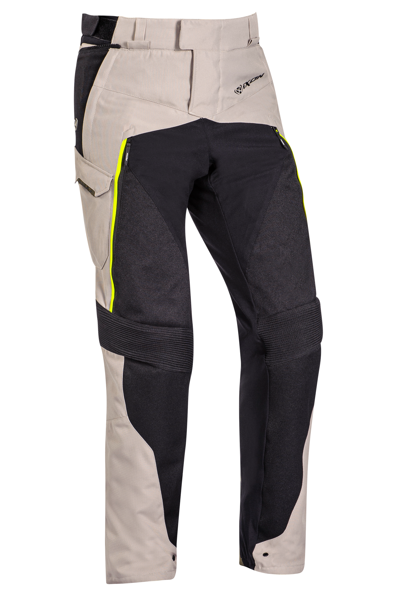 Ixon Pantaloni Moto  Eddas Grege-Cachi-Nero