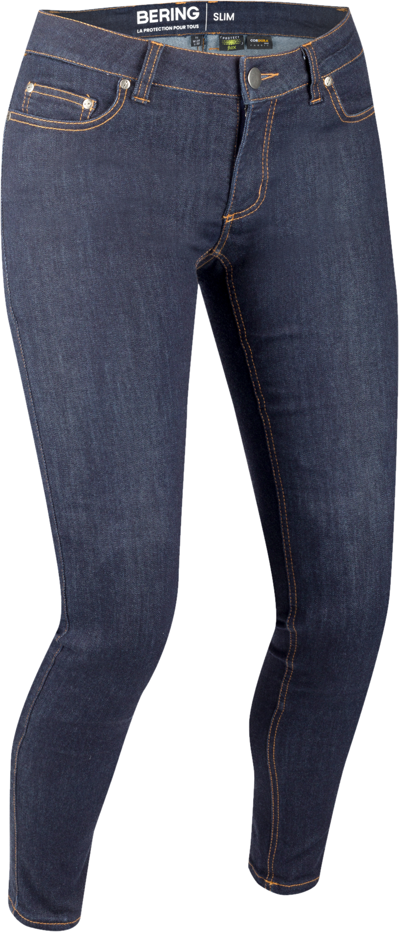 Bering Pantaloni Moto Donna  Trust Slim Blu