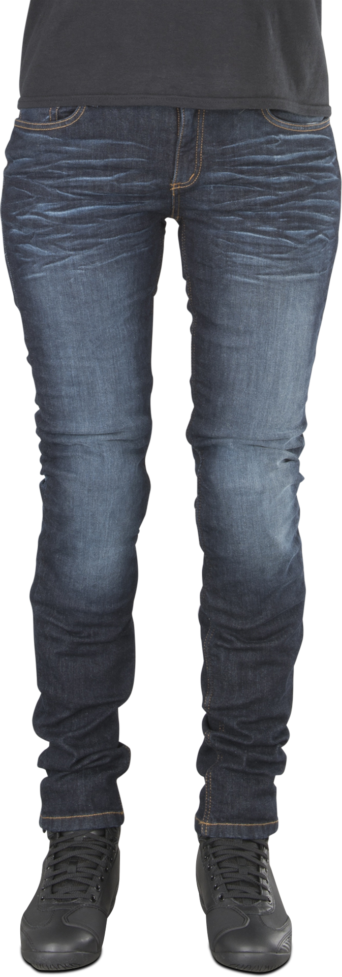 Richa Pantaloni Donna  Skinny Blu Marino Richa Pantaloni Donna  Skinny Blu Marino