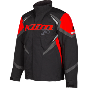 KLIM Giacca Snow  Keweenaw Nero-Rosso