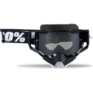 100% Maschera Motoslitta  Racecraft 2 Nera