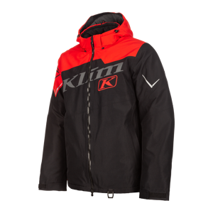 KLIM Giacca Snow  Instinct Nero Rosso Fuoco