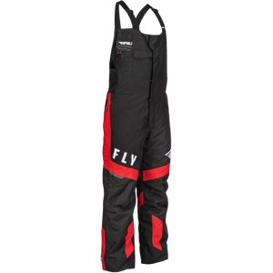 FLY Racing Salopette  OUTPOST Bib Rosso-Nero