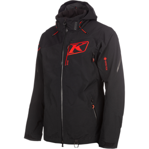 KLIM Giacca Snow  Storm Nero-Rosso Fuoco