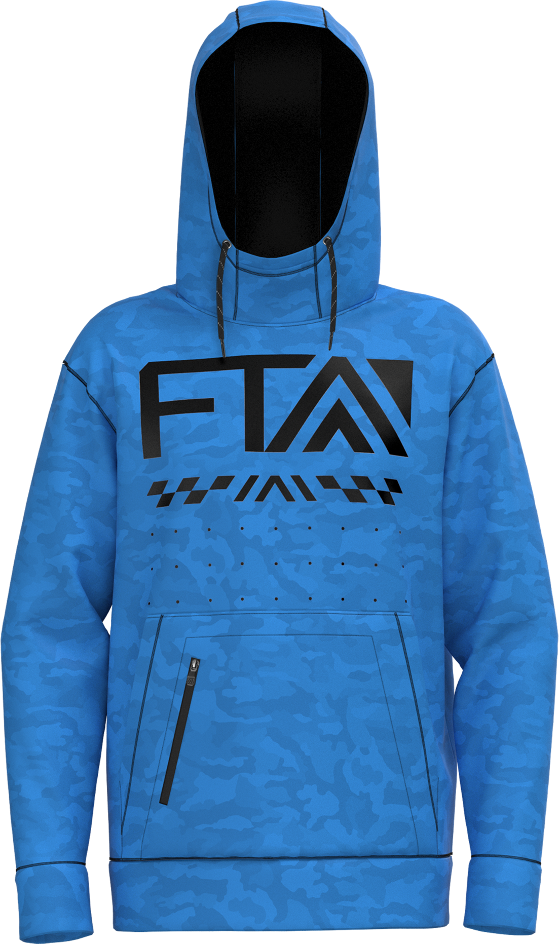 FTA Felpa  Full Throttle Tech P-O Blu-Camo