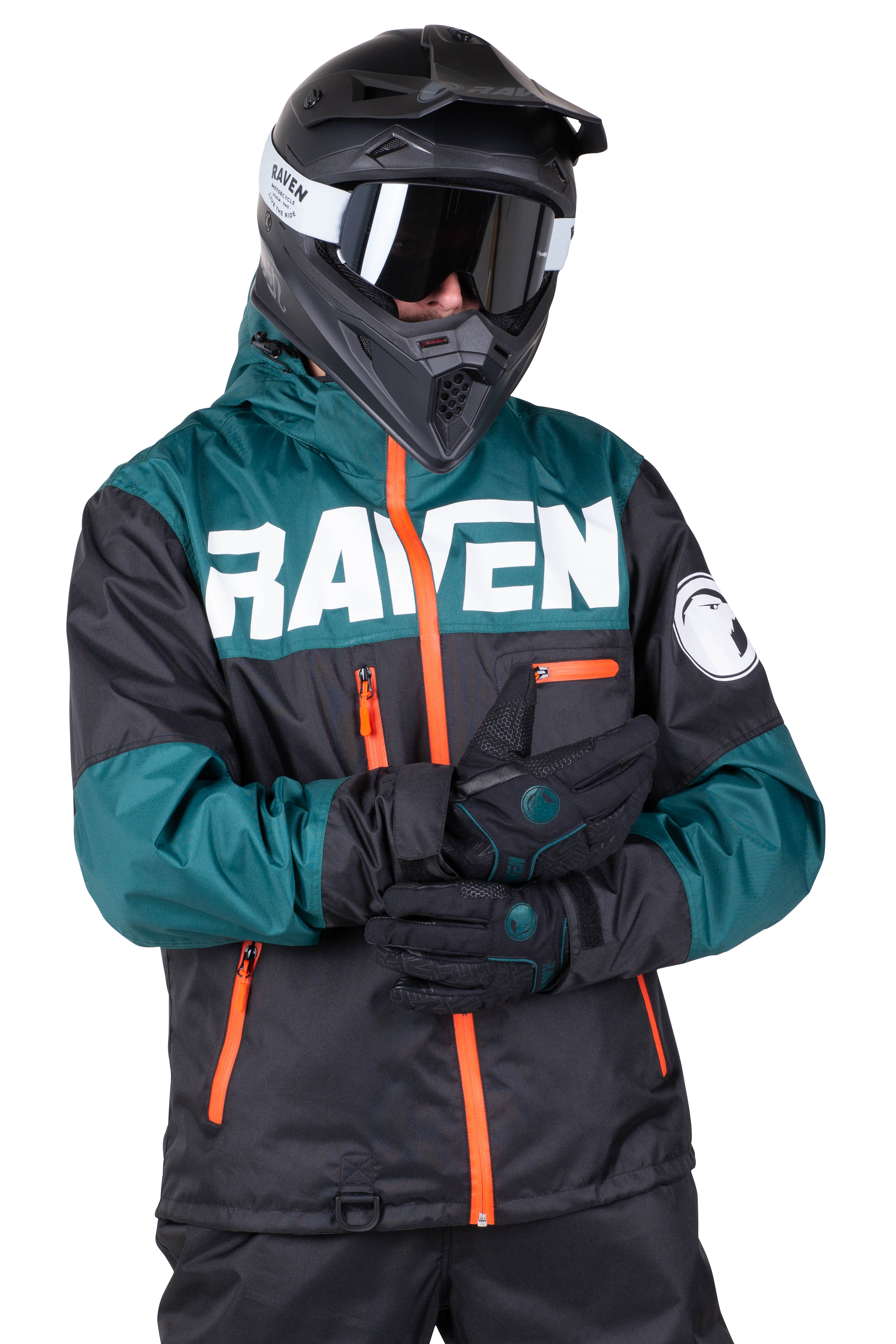 Raven Frontline Giacca Nero-Verde