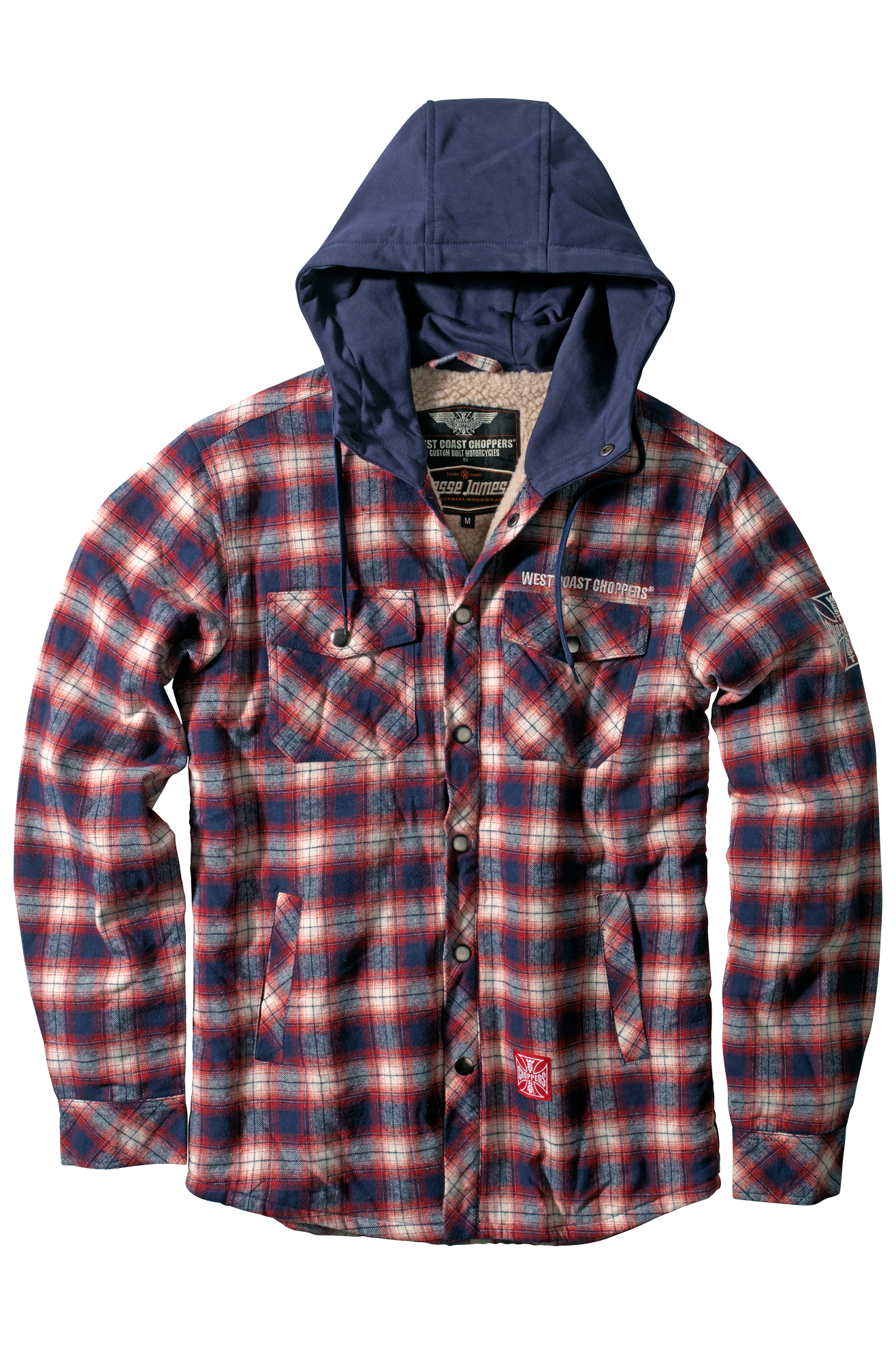 West Coast Choppers Giacca  Sherpa Lined