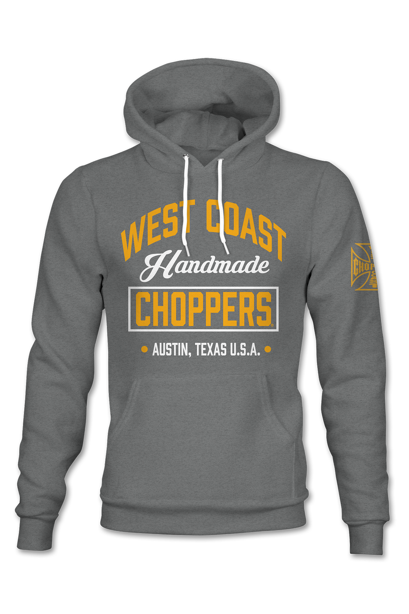 West Coast Choppers Felpa  Handmade Grigia