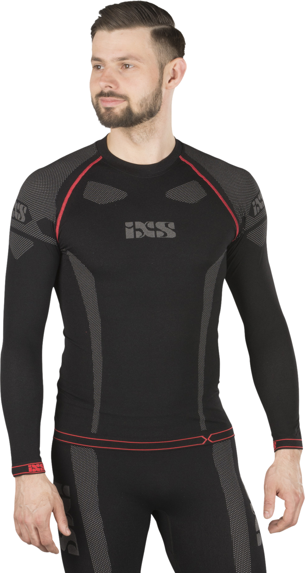 iXS Maglia Intima  365 Nero-Grigio