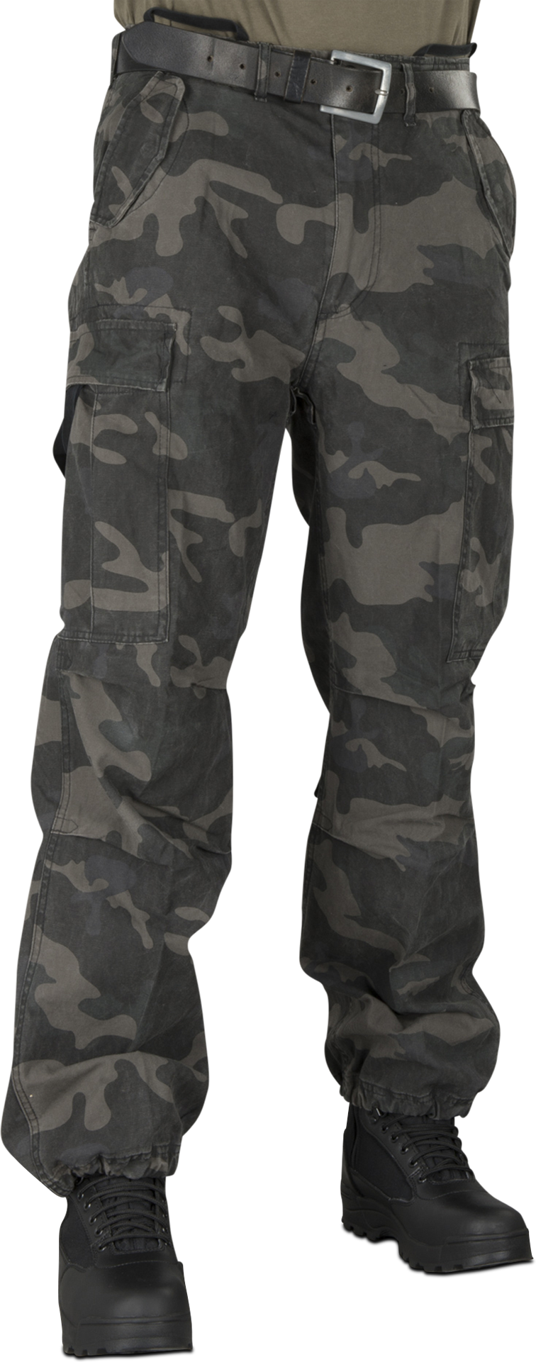 Brandit Pantaloni  M65 Vintage Dark Camo