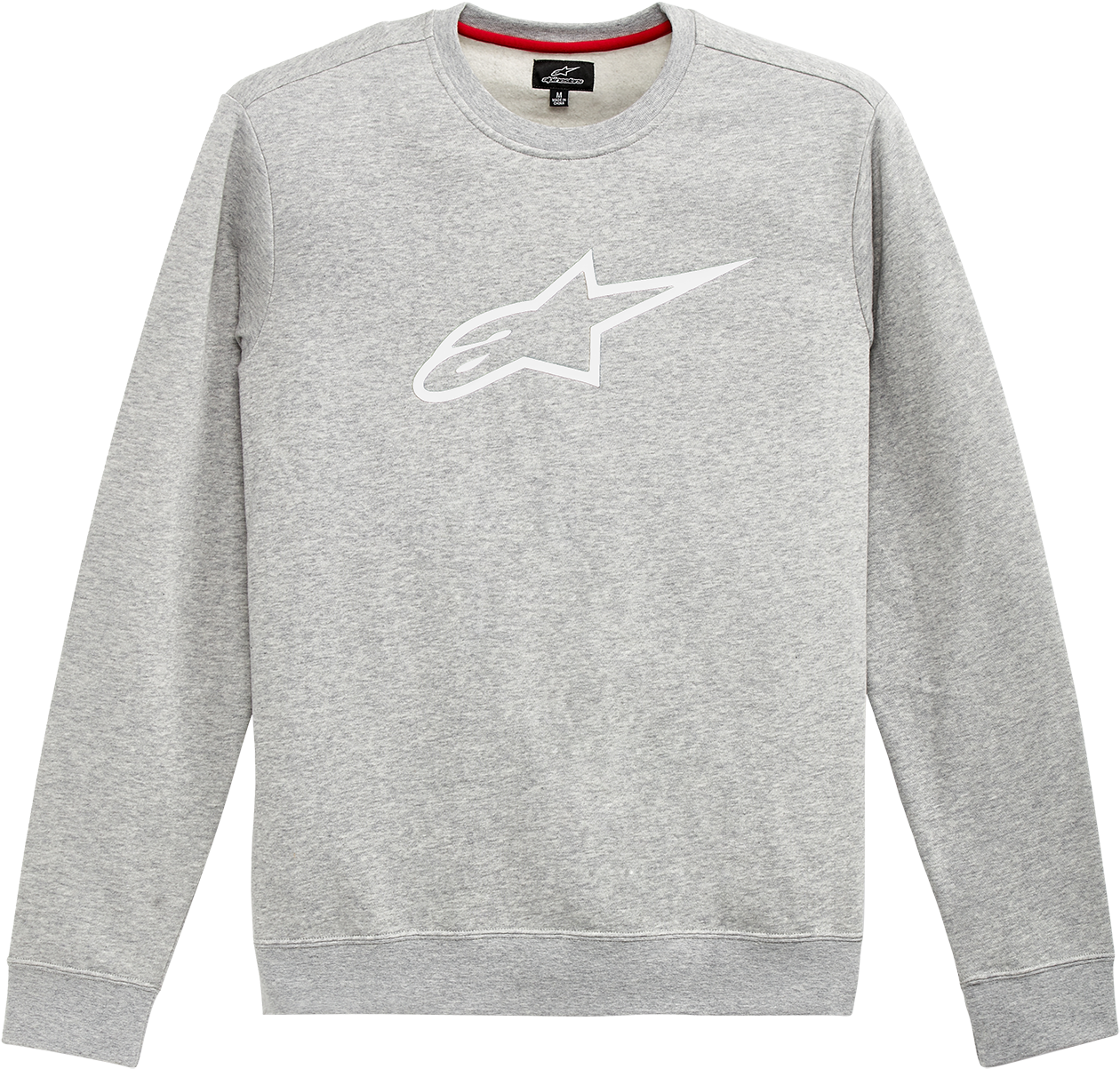 Alpinestars Felpa  Ageless Crew Grigio-Bianco