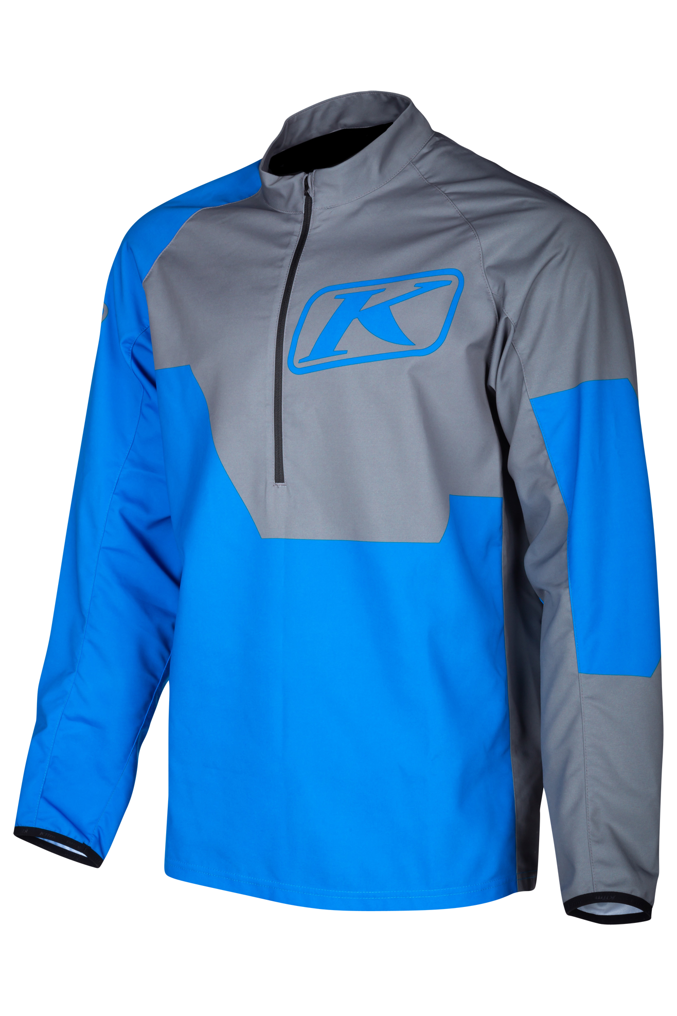 KLIM Maglia  Revolt 1/4 Zip Elettrico Blu Limone-Castlerock