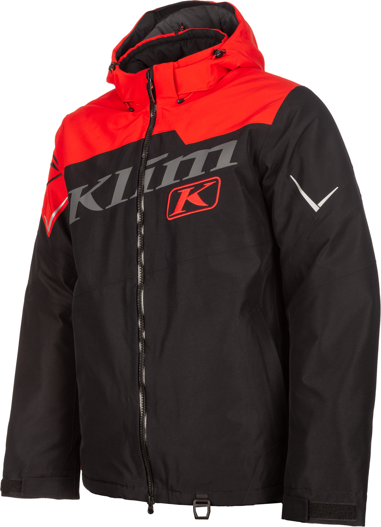 KLIM Giacca Snow  Instinct Nero Rosso Fuoco