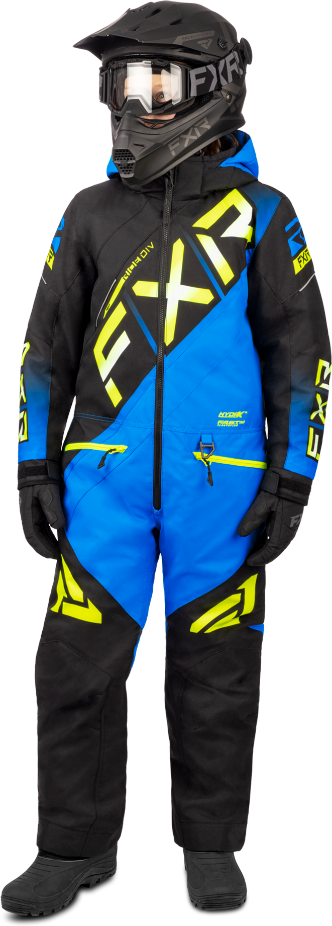 FXR Tuta Bambino  CX Nero-Blu-Fluo