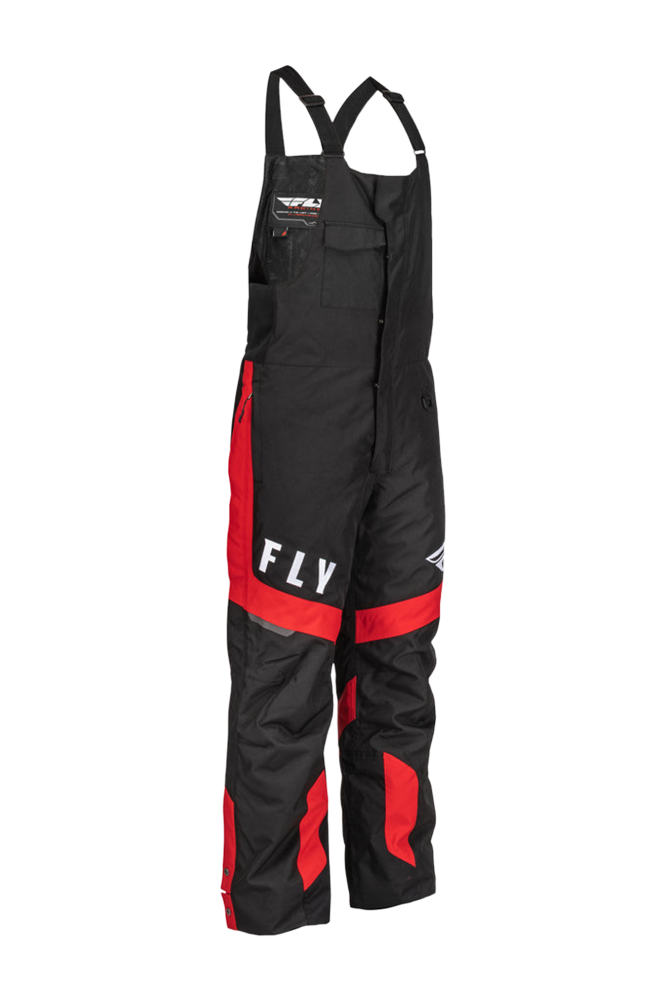 FLY Racing Salopette  OUTPOST Bib Rosso-Nero