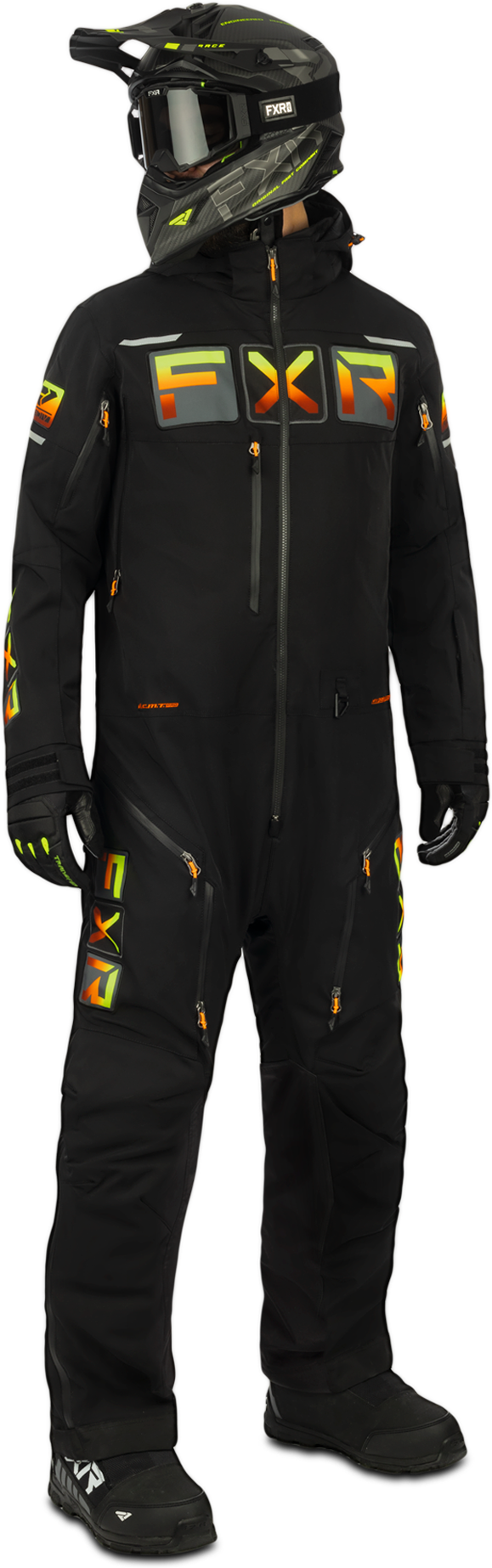 FXR Tuta  Maverick F.A.S.T. Insulated Nero-Inferno