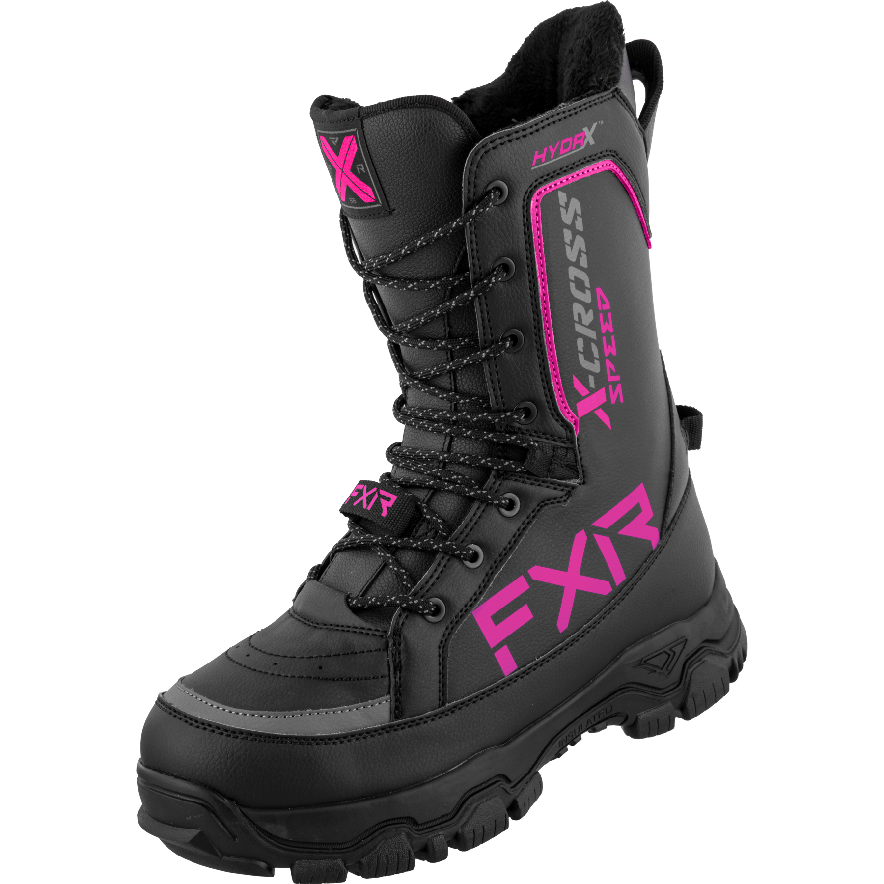 FXR Stivali Motoslitta  X-Cross Speed Nero-Fucsia