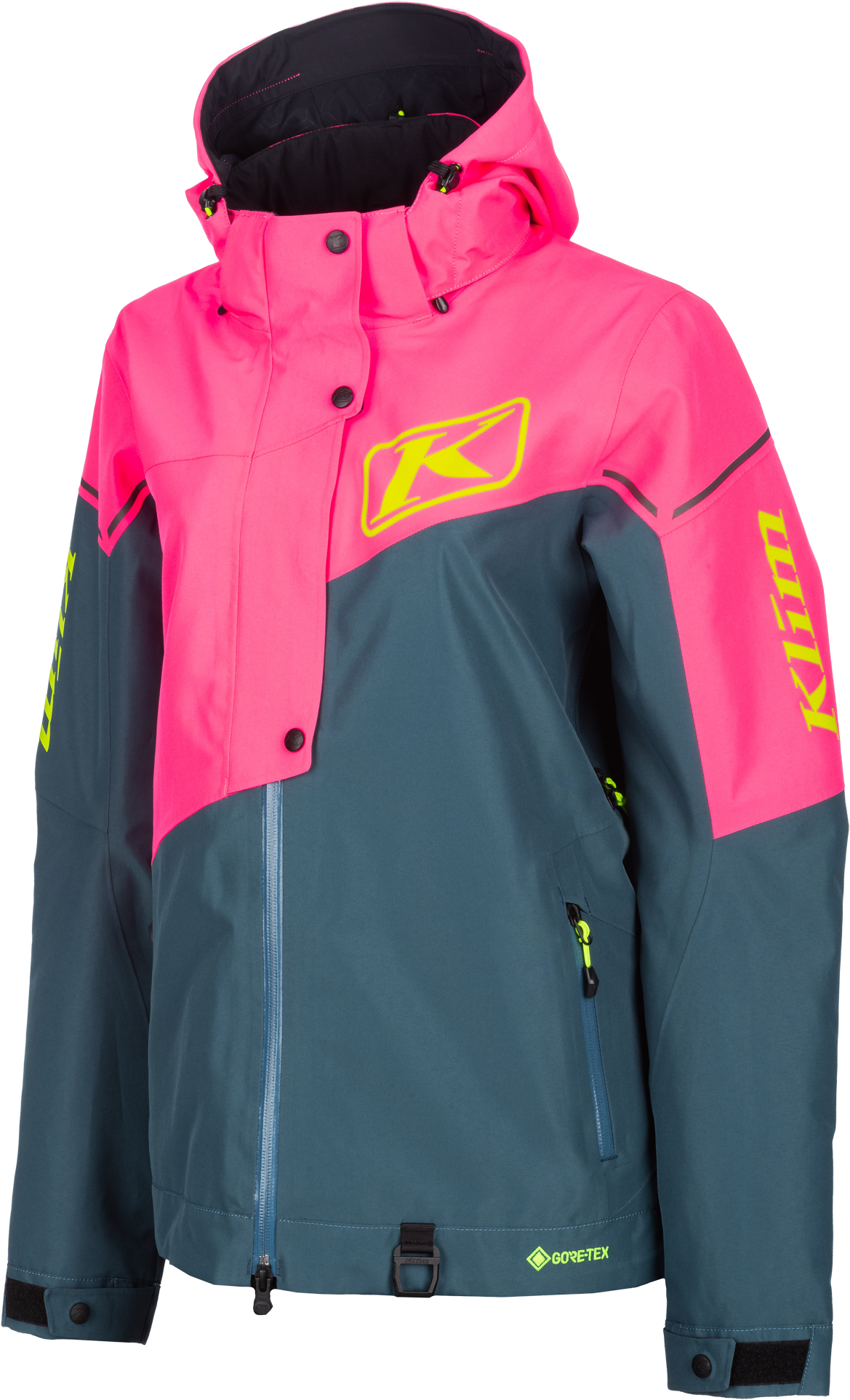 KLIM Giacca Snow Donna  Alpine Petrol-Knockout Rosa