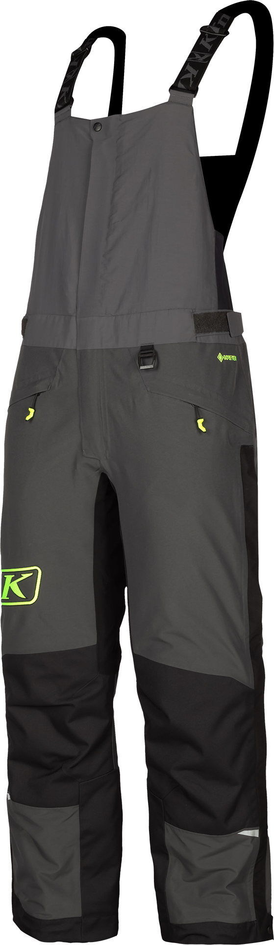 KLIM Pantaloni  ate Bib Asfalto-Fluo