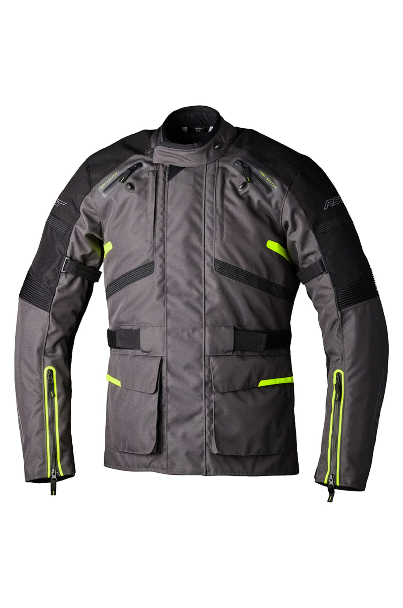 RST Giacca Moto  Endurance Grafite-Giallo Fluo