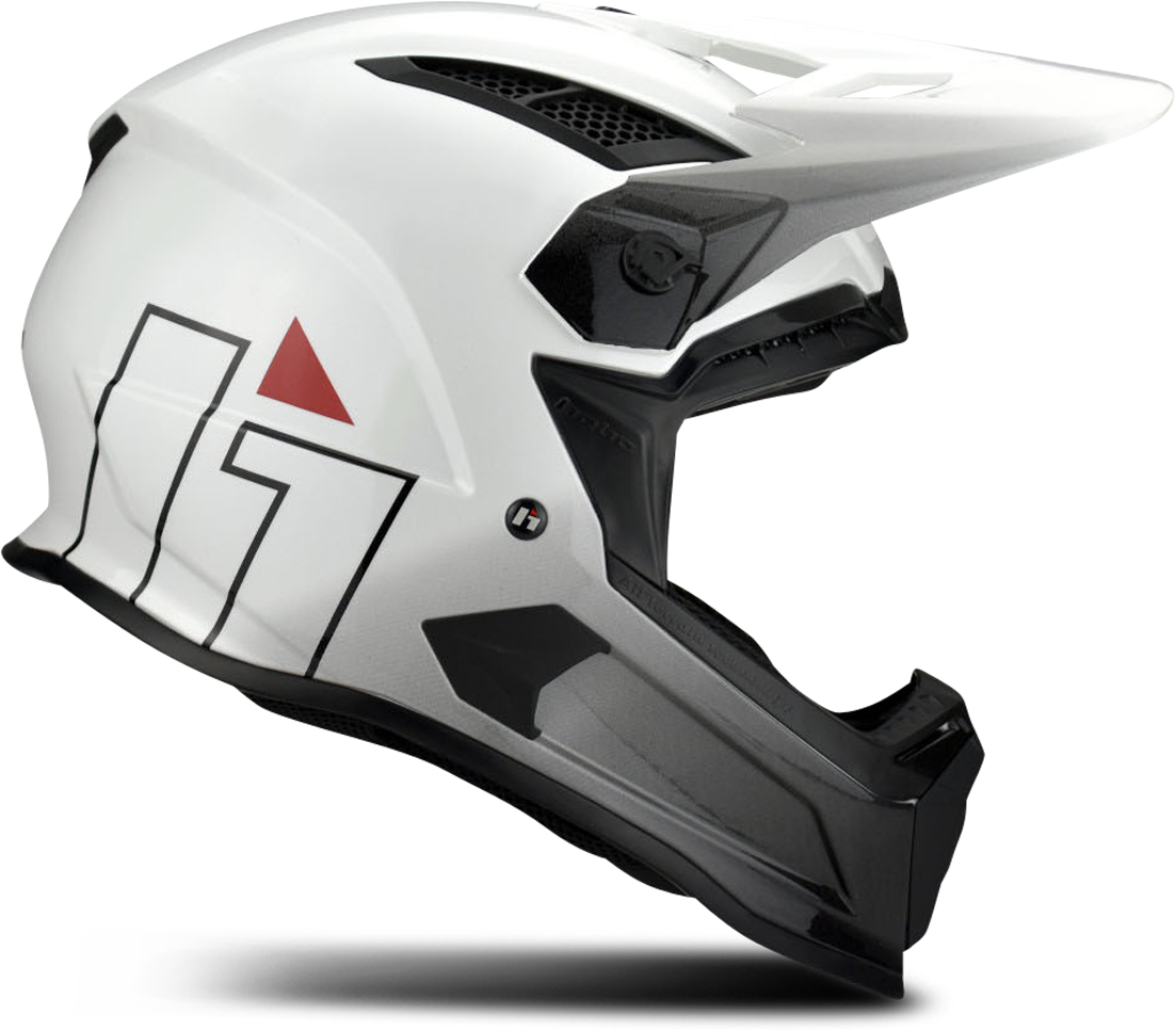 Hebo Casco Cross  HMX-P01 Brain Bianco