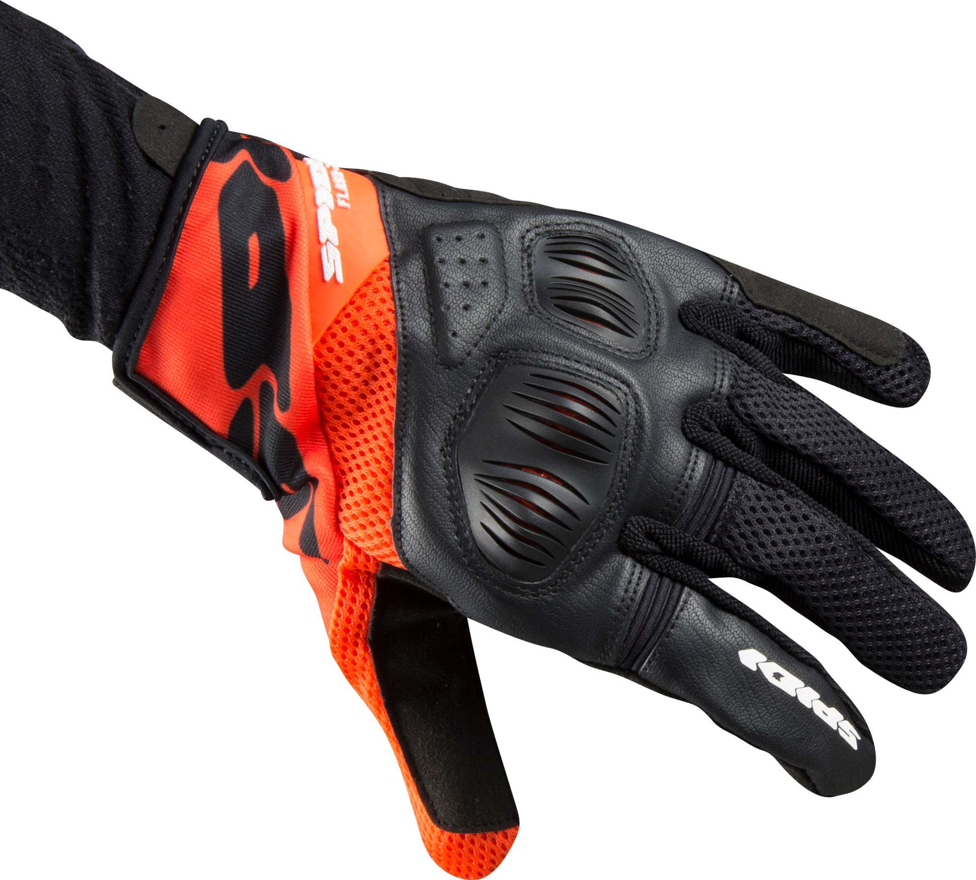 Spidi Guanti  Flash-R EVO Nero-Arancione Spidi Guanti  Flash-R EVO Nero-Arancione