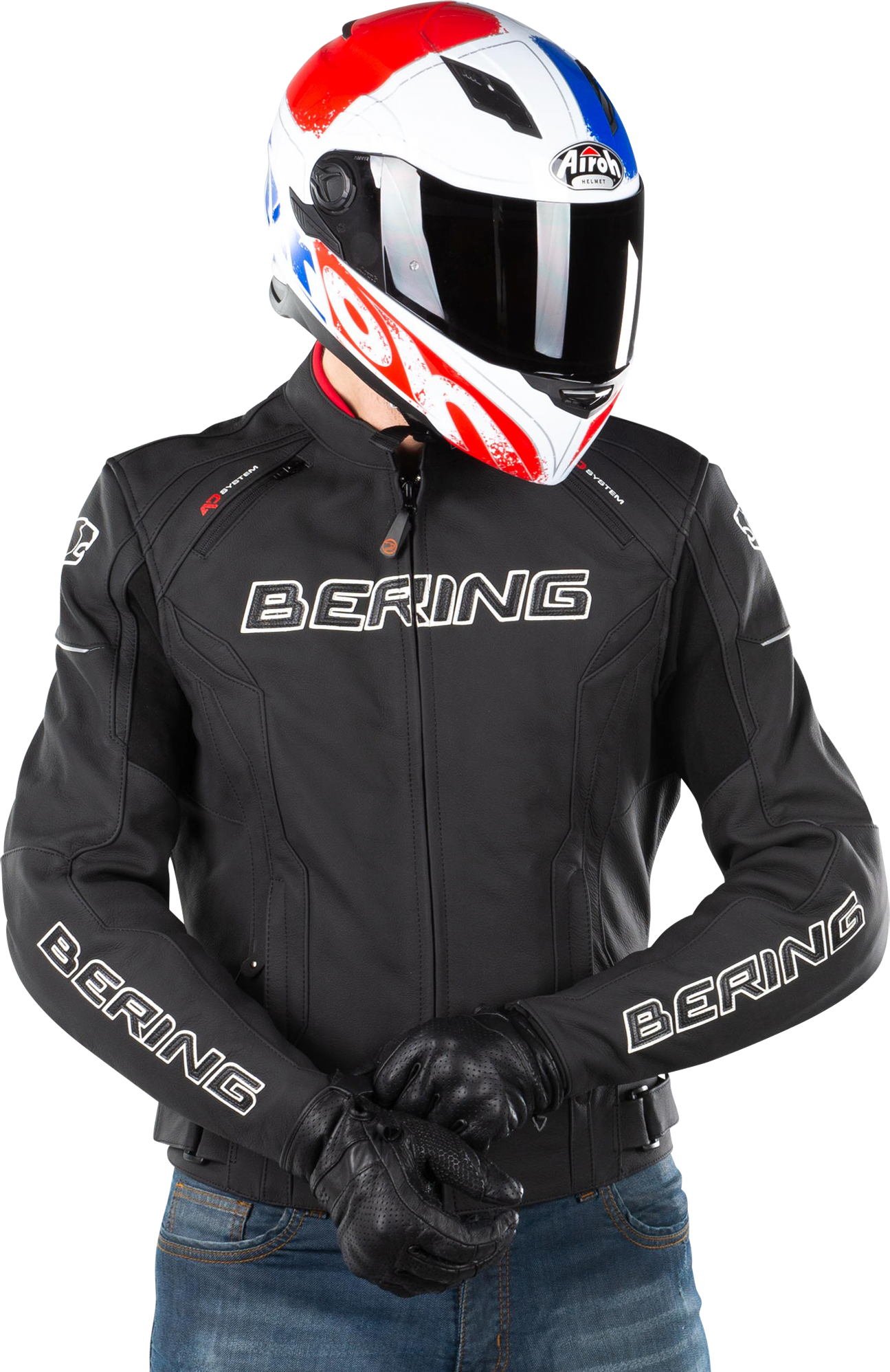 Bering Giacca Moto  Borg Nera Bering Giacca Moto  Borg Nera