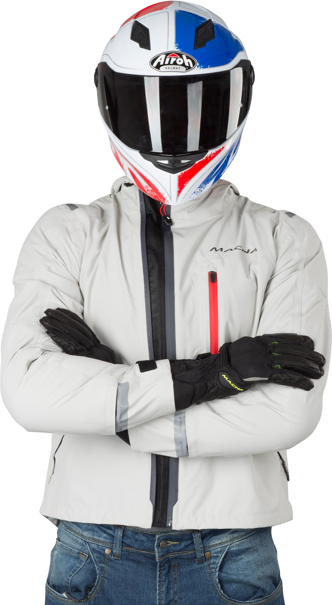 Macna Giacca Moto  Refuge Bianco Macna Giacca Moto  Refuge Bianco