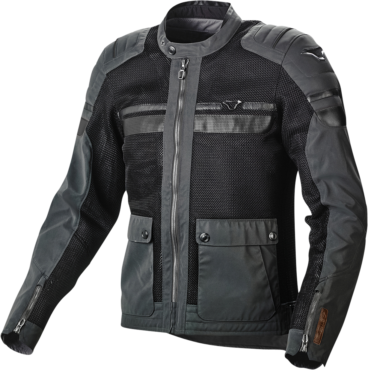 Macna Giacca Moto  Fluent Nero-Grigio Macna Giacca Moto  Fluent Nero-Grigio