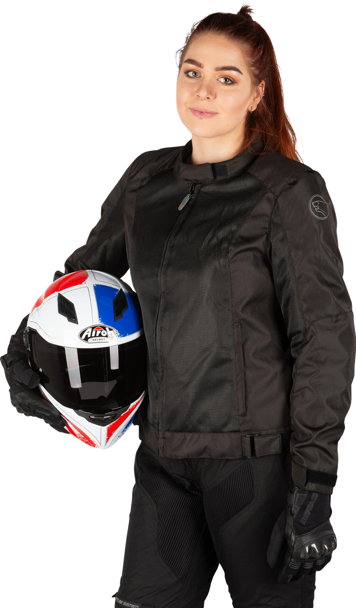 Bering Giacca Moto Donna  Riko Queen Nera Bering Giacca Moto Donna  Riko Queen Nera