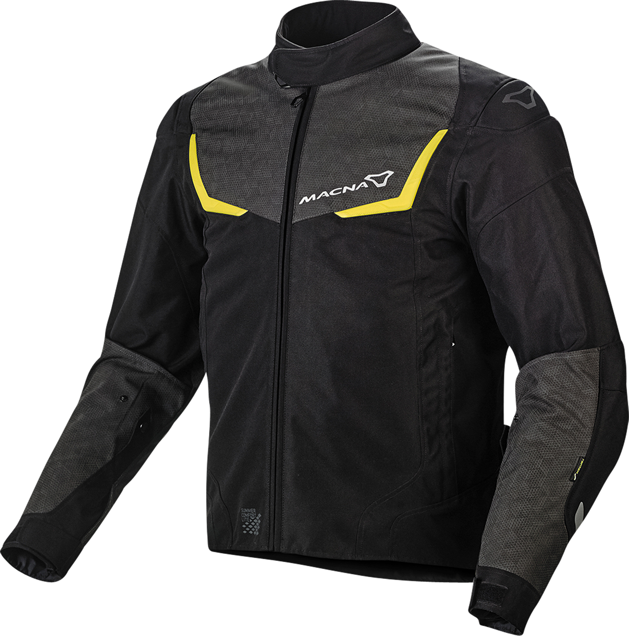 Macna Giacca Moto  Aerocon Giallo Fluo