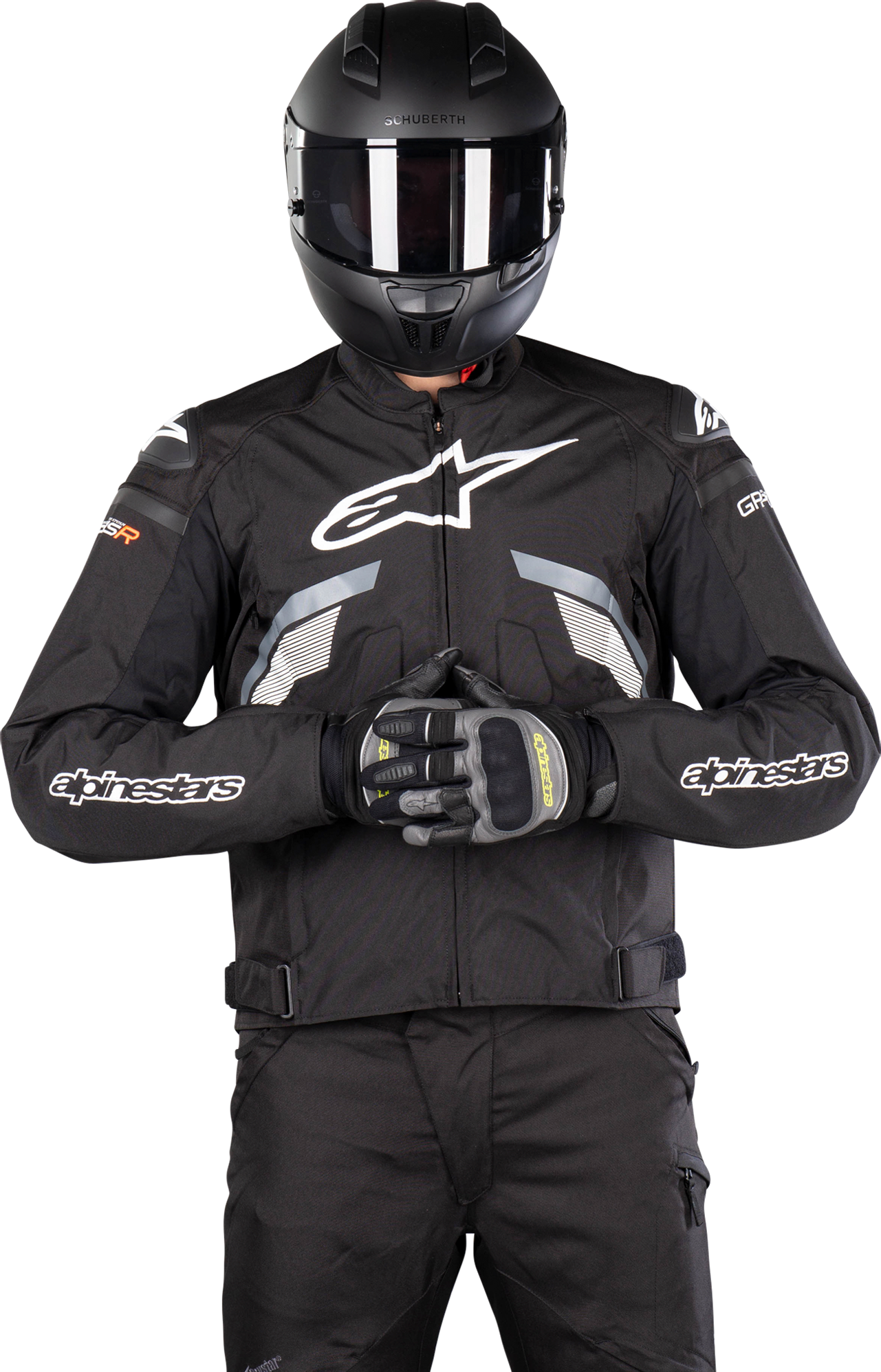 Alpinestars Giacca Moto  T-GP Plus R V3 Nero-Grigio-Bianco