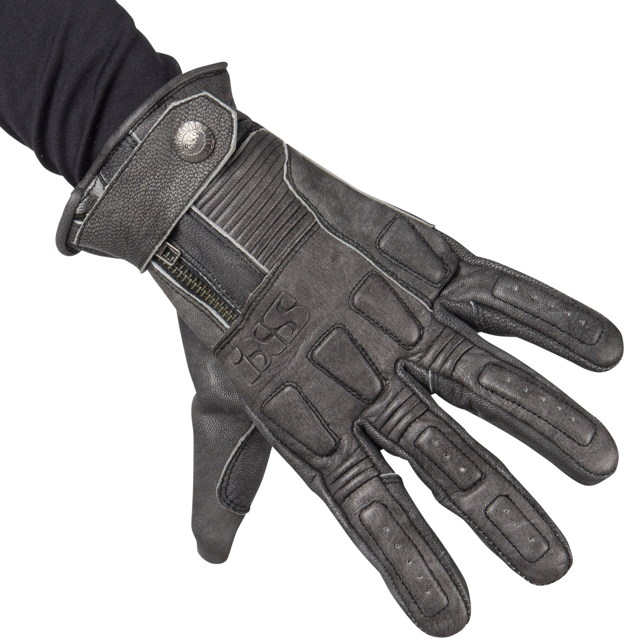 IXS Guanti  Kelvin Vintage Nero IXS Guanti  Kelvin Vintage Nero