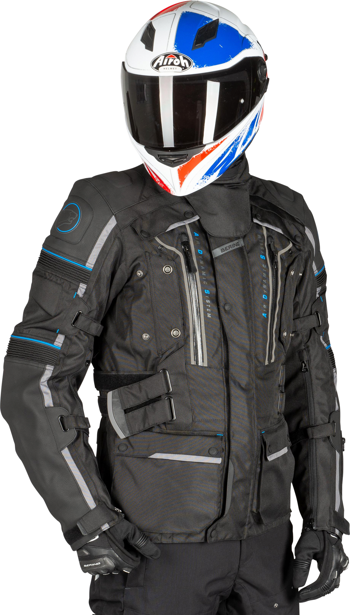 Bering Giacca Moto  Santiago Nera Bering Giacca Moto  Santiago Nera