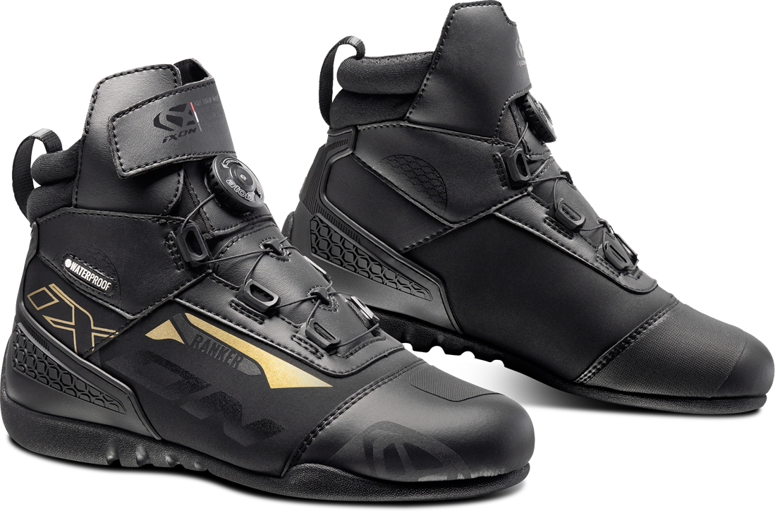 Ixon Scarpe Moto Donna  Ranker WP Nero-Oro