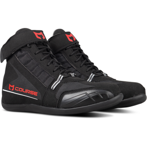 Course Scarpe Moto  Shorty V3 Nero-Rosso