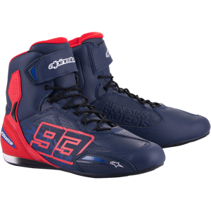 Alpinestars Scarpe Moto  MM93 Austin Riding Night Navy-Rosso Brillante-Blu Sodalite