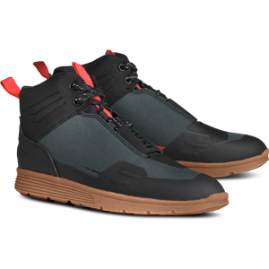 Ixon Scarpe Moto  HOPPER Verde Tactic-Nero-Rosso