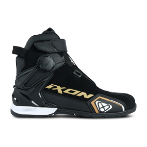 Ixon Scarpe Moto Donna  Bull 2 WP Nero-Bianco-Oro