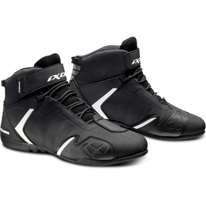 Ixon Scarpe Moto  Gambler WP Nero-Bianco