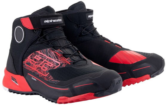 Alpinestars Scarpe Moto  MM93 CR-X Drystar Nero-Rosso