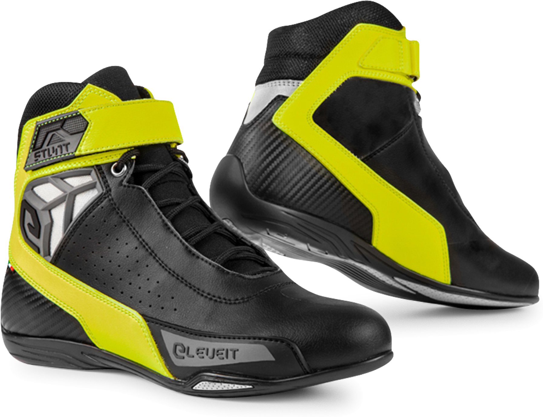 Eleveit Scarpe Moto Stunt Air Nero-Giallo