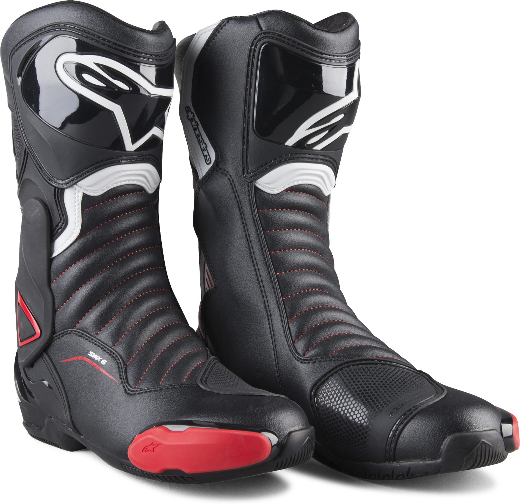 Alpinestars Stivali Moto  SMX-6 V2 Nero-Rosso Alpinestars Stivali Moto  SMX-6 V2 Nero-Rosso