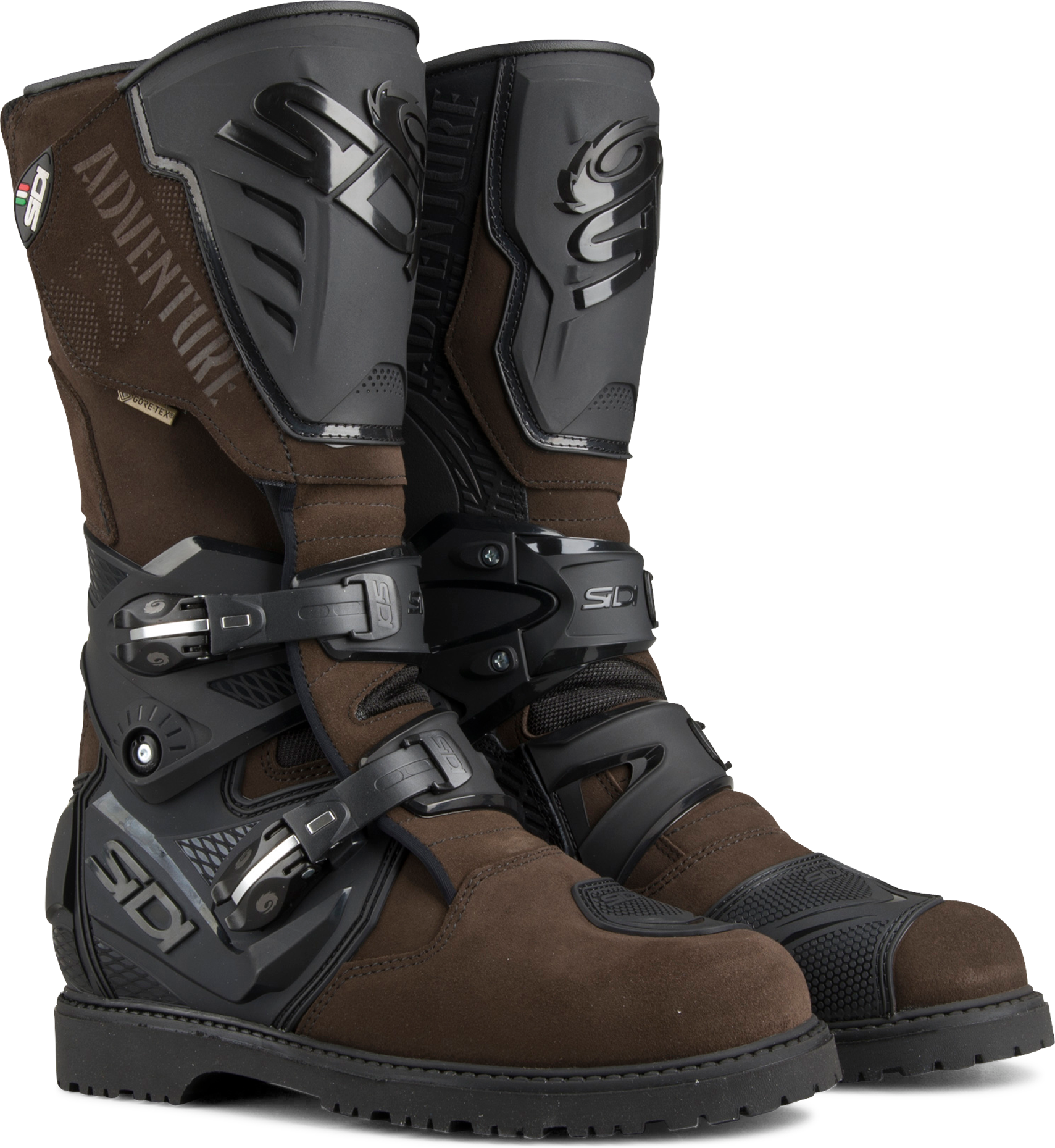 Sidi Stivali  Adventure 2 Gore Nero-Marrone