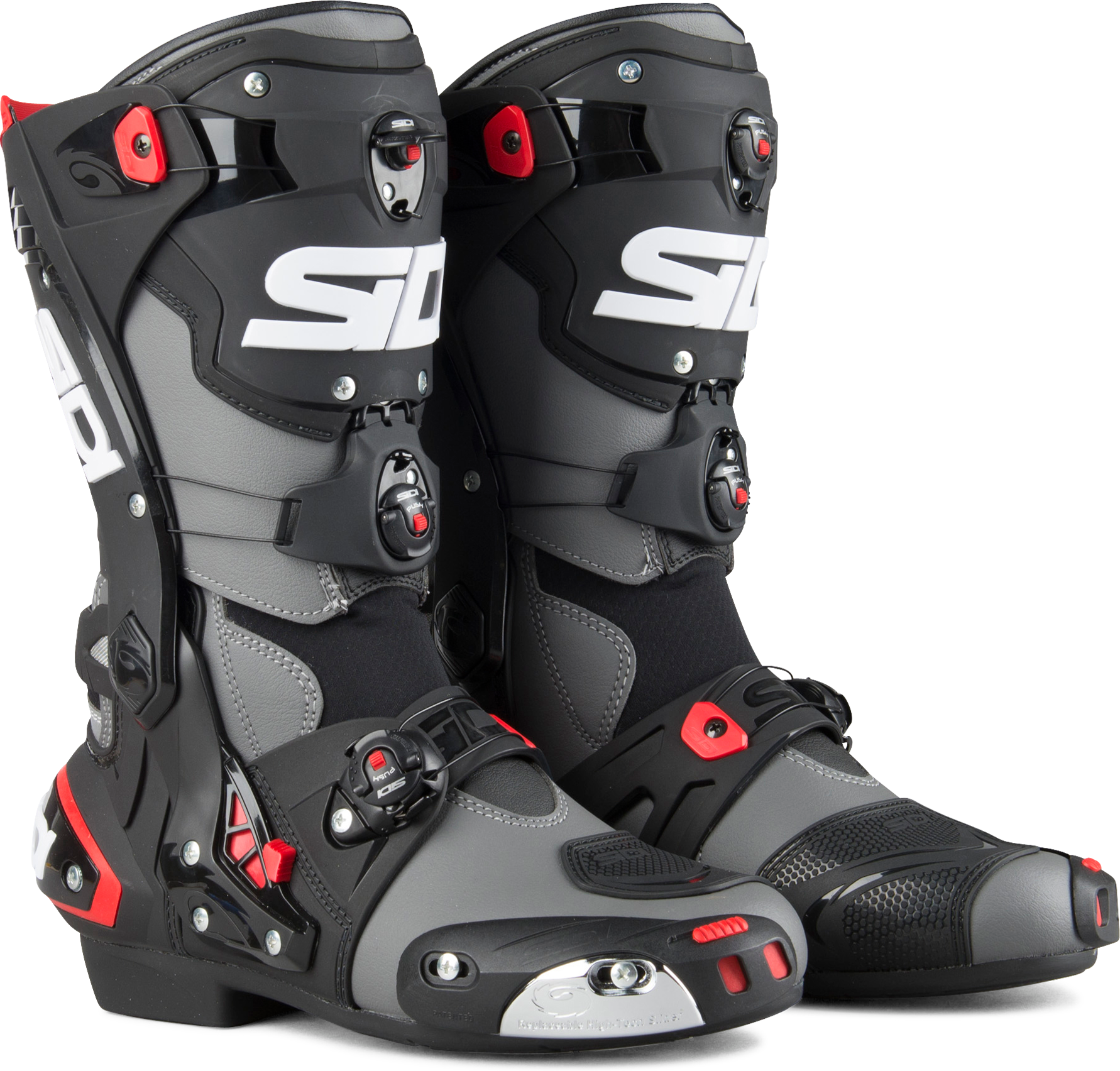 Sidi Stivali Moto  Rex Grigio-Nero Sidi Stivali Moto  Rex Grigio-Nero