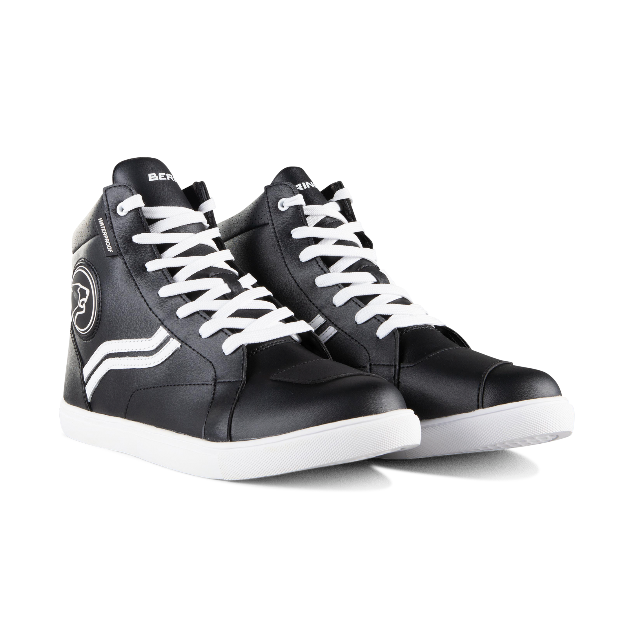 Bering Scarpe Moto  Stars Nero-Bianco