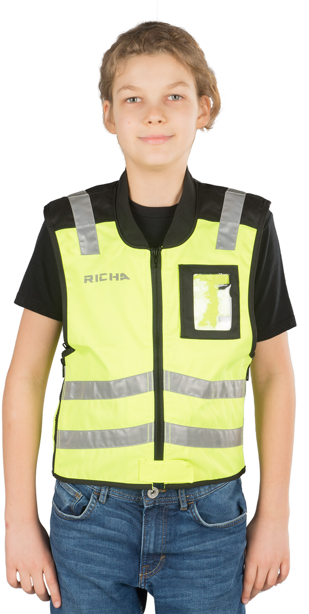 Richa Gilet Bambino  Safety Mesh Giallo Fluo