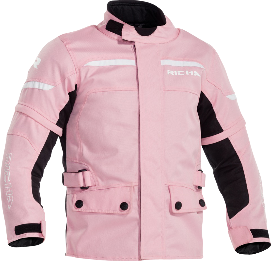 Richa Giacca Moto Bambino  Tipo Bianco-Rosa