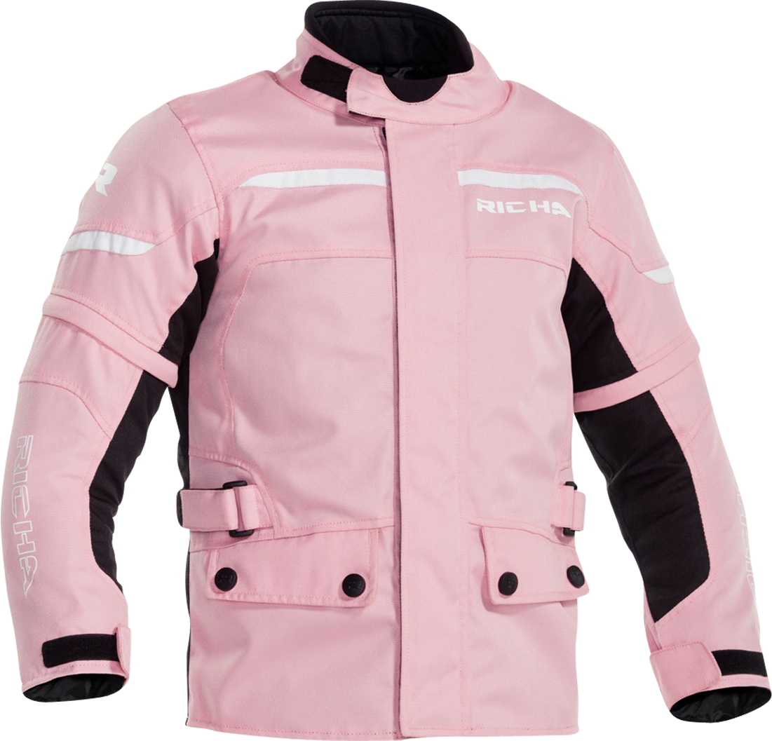 Richa Giacca Moto Bambino  Tipo Bianco-Rosa Richa Giacca Moto Bambino  Tipo Bianco-Rosa
